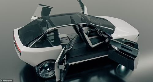 智能汽車行業再添一個巨頭,apple car模型圖曝光
